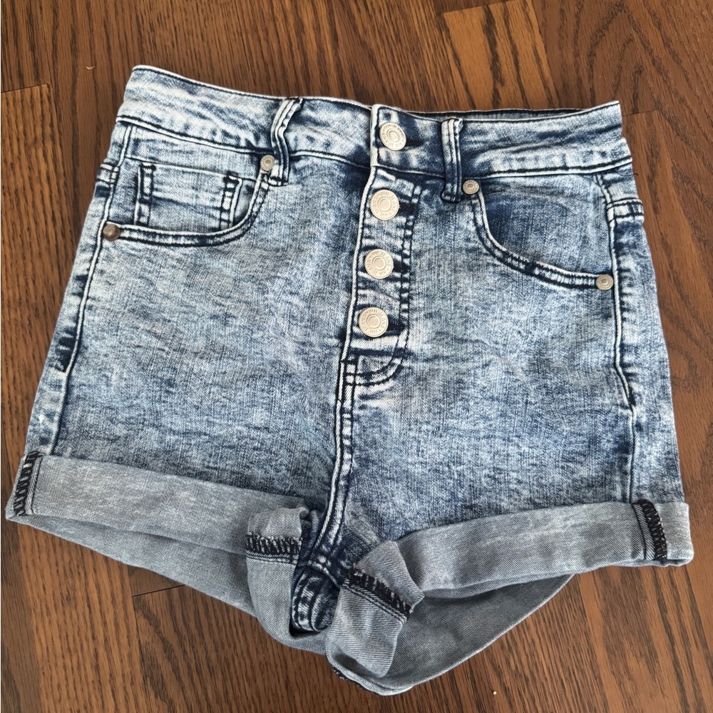 HH Blue Jean Shorts acid wash